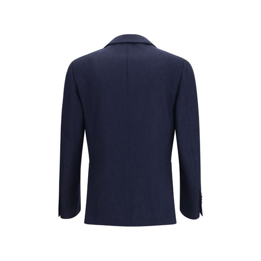 Lardini Blue Wool Oves Aries Jacket