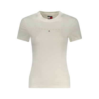 Tommy Hilfiger White Cotton Women's T-Shirt