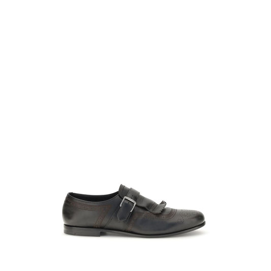 Church's Black Calf Leather Bos Taurus Slip-On Loafers
