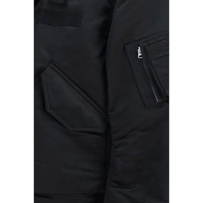 Sacai Black Cotton Bomber