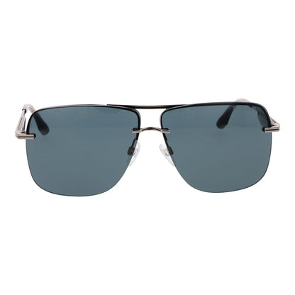 Trussardi Silver Metal Sunglasses