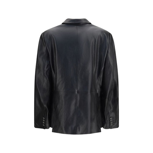 Magda Butrym Black Lambskin Blazer