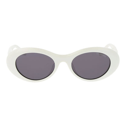 Trussardi White Acetate Sunglasses