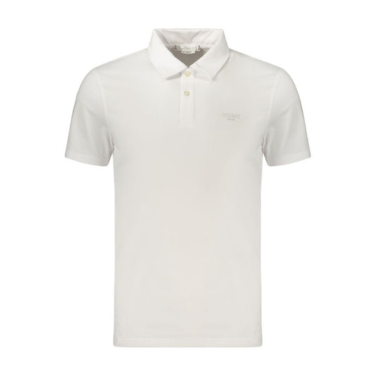 Guess Jeans Bianco Cotton Men Polo