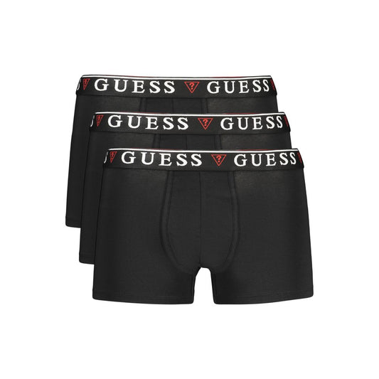 Guess Jeans Black Cotton Men Underwear