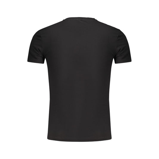 Guess Jeans Black Cotton Mens T-Shirt