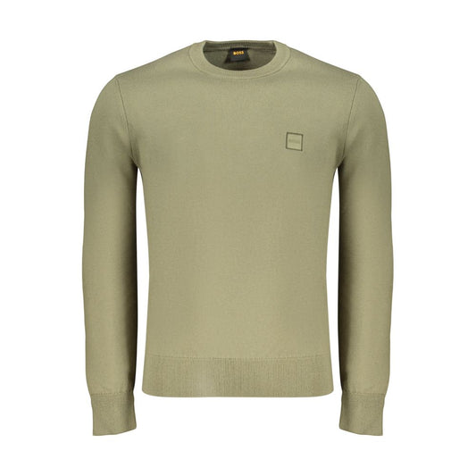 Hugo Boss Green Cotton Men's Shirt