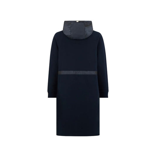 Herno Blue Cotton Coat