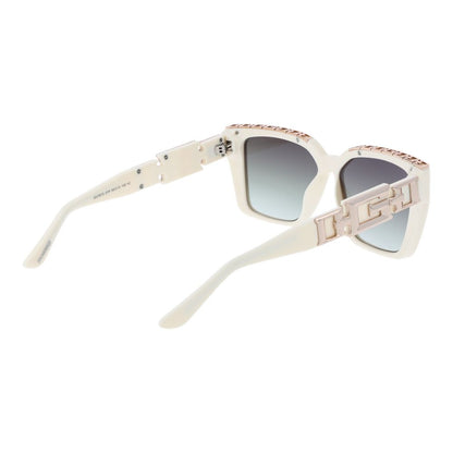 Guess White Plastic Sunglasses