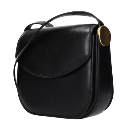 Jil Sander Black Leather Crossbody Bag
