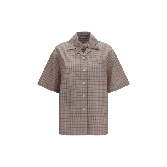 Prada Multicolor Cotton Shortsleeve Shirt