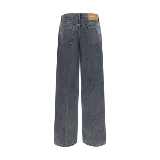 Haikure Gray Cotton Jeans Denim