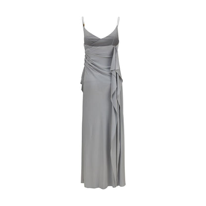 Versace Gray Viscose Casual Dress
