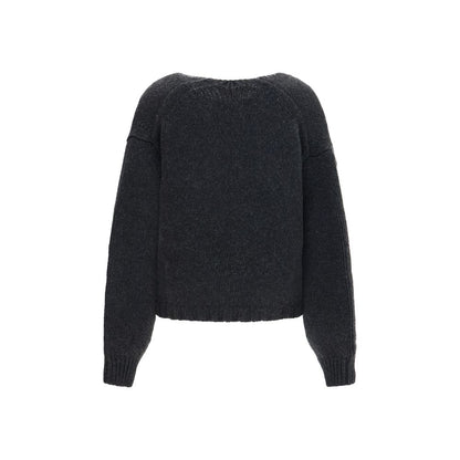 Khaite Gray Cashmere Cardigan