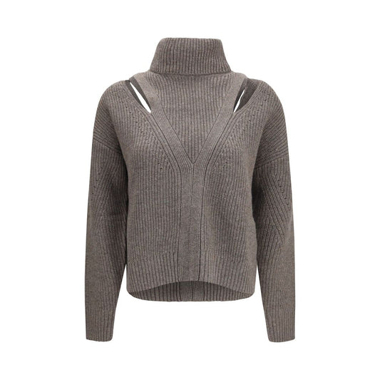 P.A.R.O.S.H. Beige Wool Oves Aries Sweatshirt