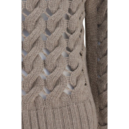 P.A.R.O.S.H. Beige Wool Oves Aries Turtleneck