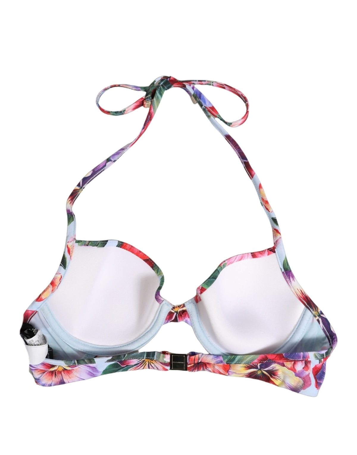 Dolce & Gabbana Top Mehrfarbiger Blumendruck Beachwear Bikini