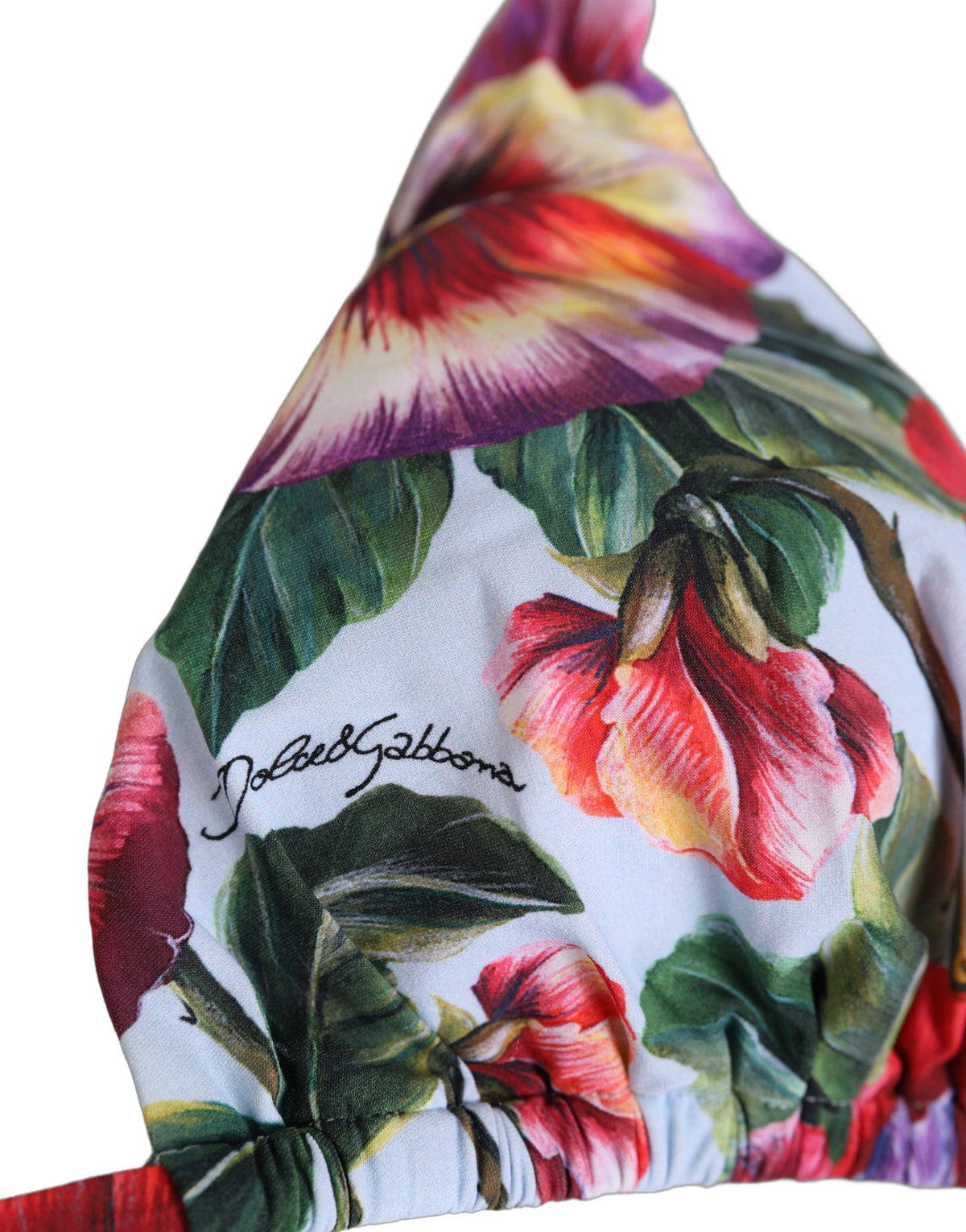 Dolce & Gabbana Bikinioberteil mit mehrfarbigem Blumenmuster