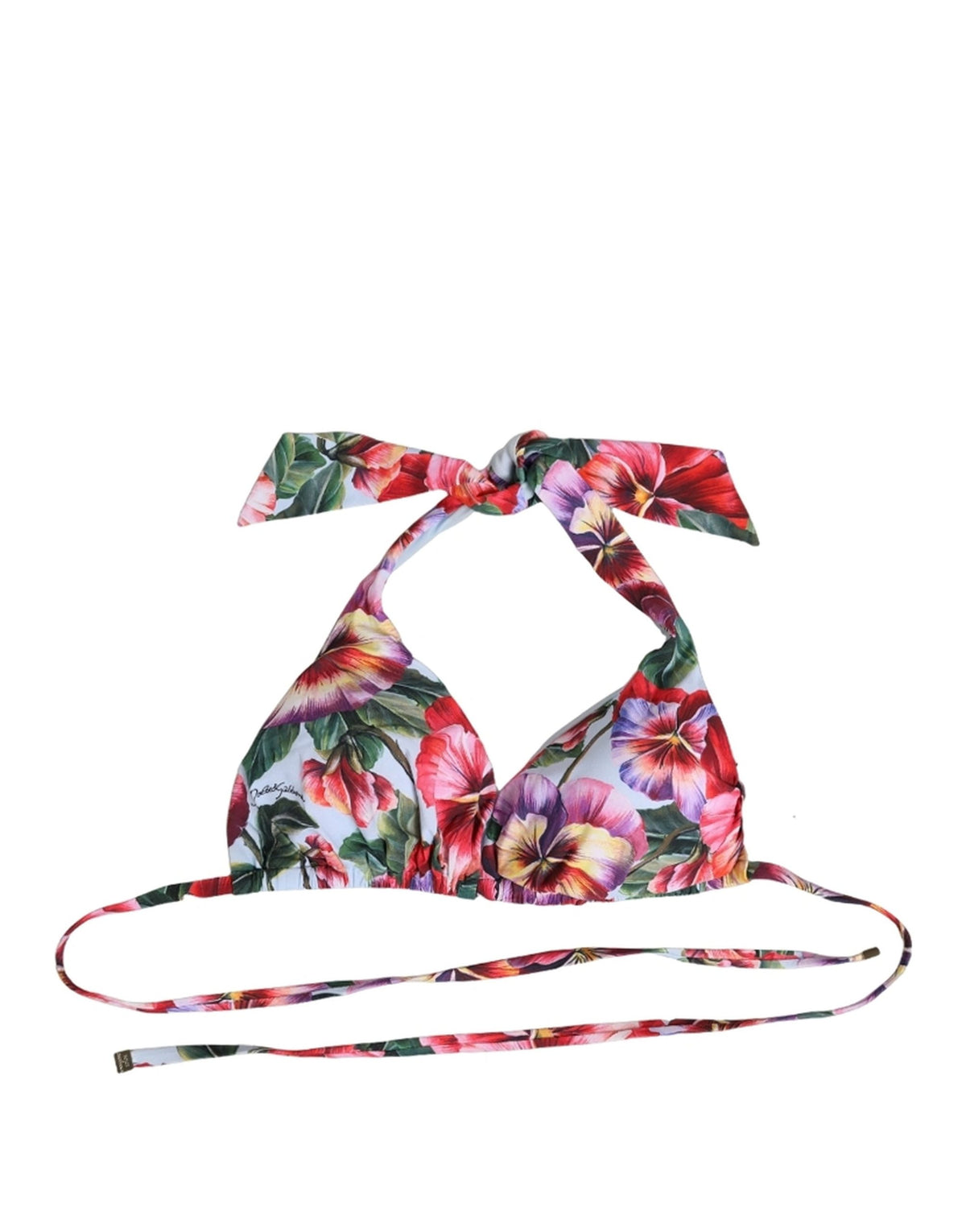 Dolce & Gabbana Bikinioberteil mit mehrfarbigem Blumenmuster