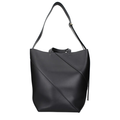 Jil Sander Black Leather Crossbody Bag