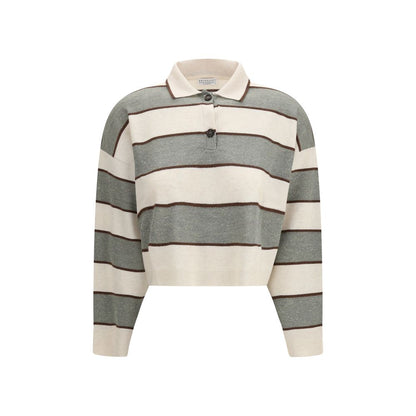 Brunello Cucinelli Multicolor Wool Oves Aries T-Shirt