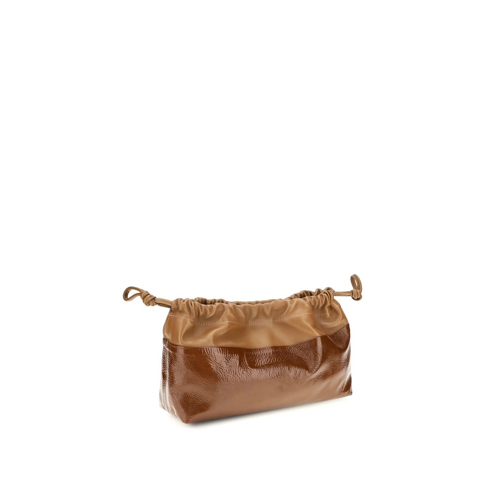 Pierre Hardy Bicolor Calf Leather Bos Taurus Clutch Bag