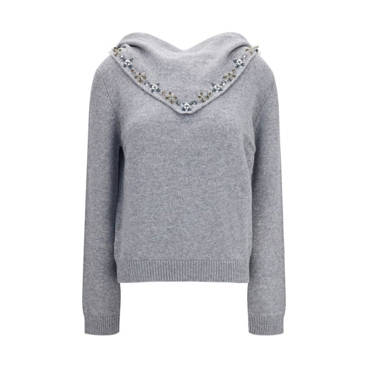Prada Gray Cashmere Sweatshirt