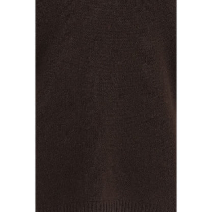 Allude Brown Cashmere Sweater