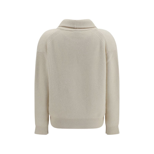 Forte_Forte White Wool Oves Aries Cardigan