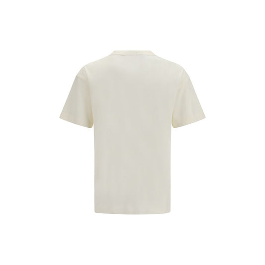 Palm Angels Beige Cotton T-Shirt