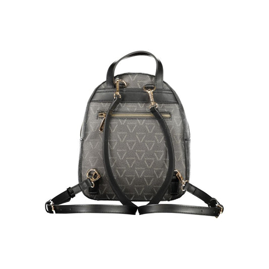 Mario Valentino Black Polyurethane Women's Backpack