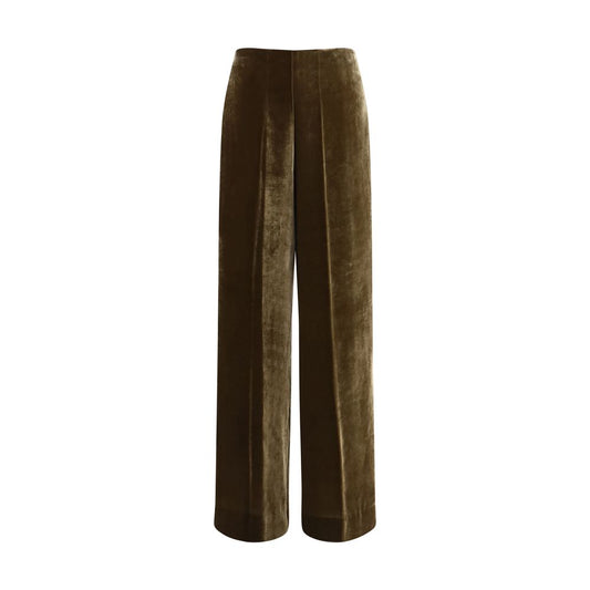 P.A.R.O.S.H. Brown Viscose Casual Pants