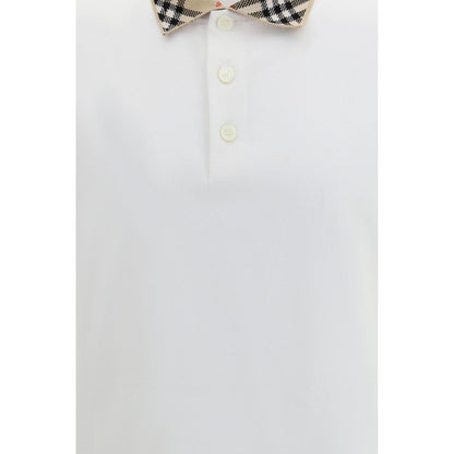 Burberry White Cotton Top