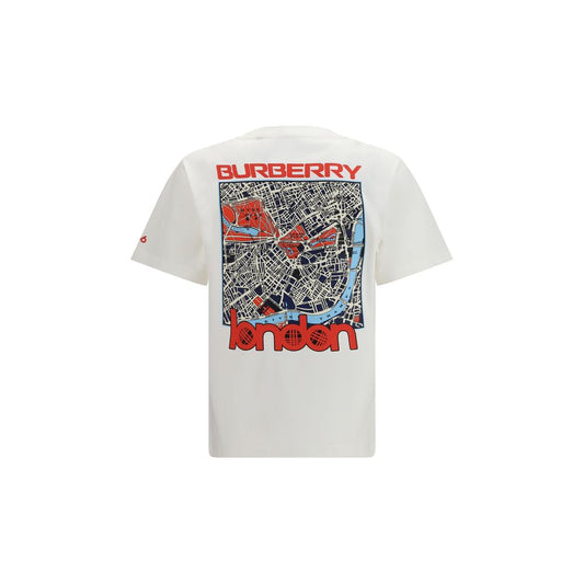 Burberry White Cotton T-Shirt
