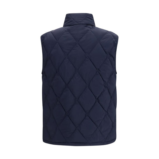 Burberry Blue Polyamide Sleeveless Jacket