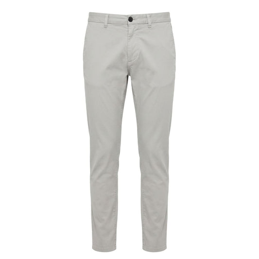 Trussardi Jeans Grey Cotton Men Pants