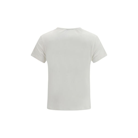 Fendi White Cotton T-Shirt