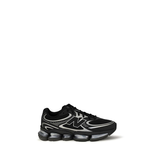 New Balance Black Fabric Athletic Sneakers