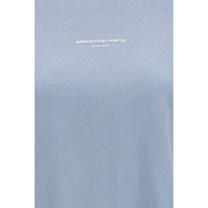 Alexander Wang Blue Cotton T-Shirt