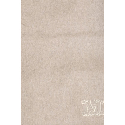 Max Mara Beige Cashmere Scarf