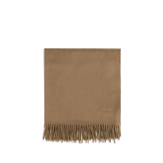 Max Mara Beige Cashmere Scarf