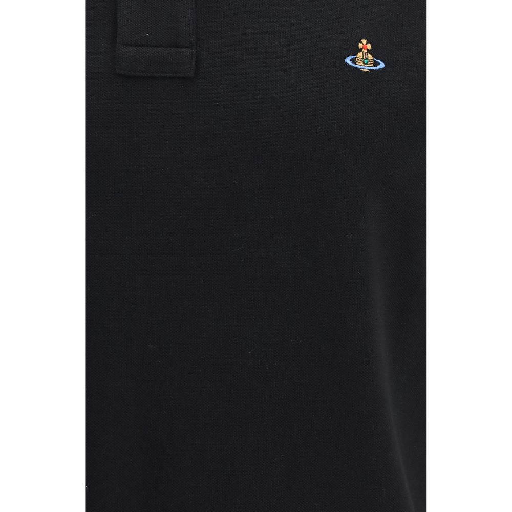 Vivienne Westwood Black Cotton Polo Shirt