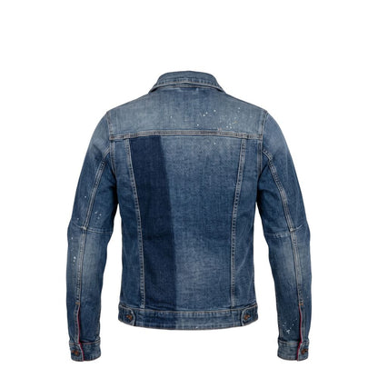 Jack & Jones Blue Cotton Men Jacket