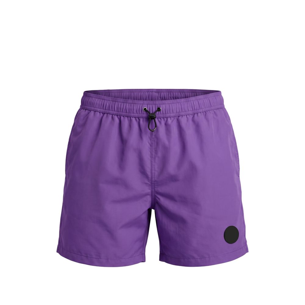 Trussardi Beachwear Lila Polyester Herren Badeshorts