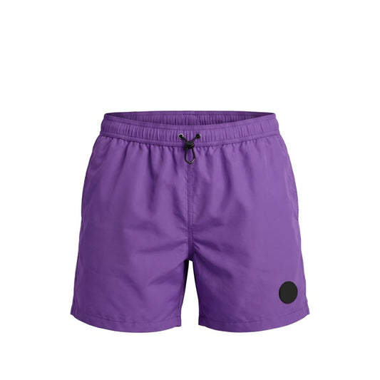 Trussardi Beachwear Lila Polyester Herren Badeshorts
