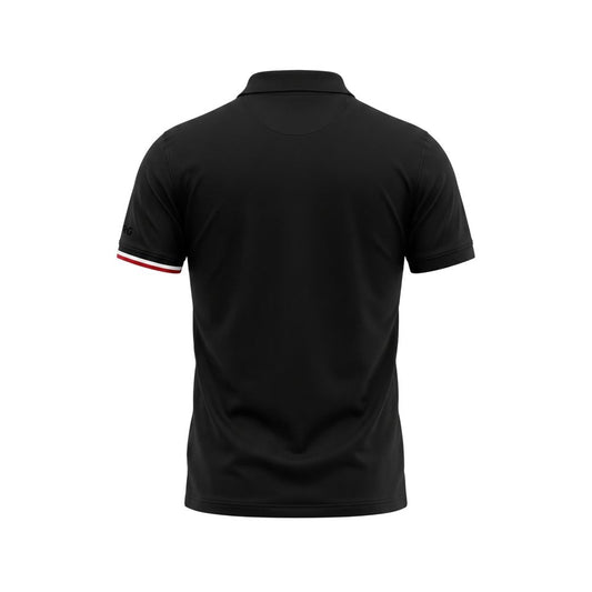 Iceberg Herren Poloshirt aus schwarzer Baumwolle