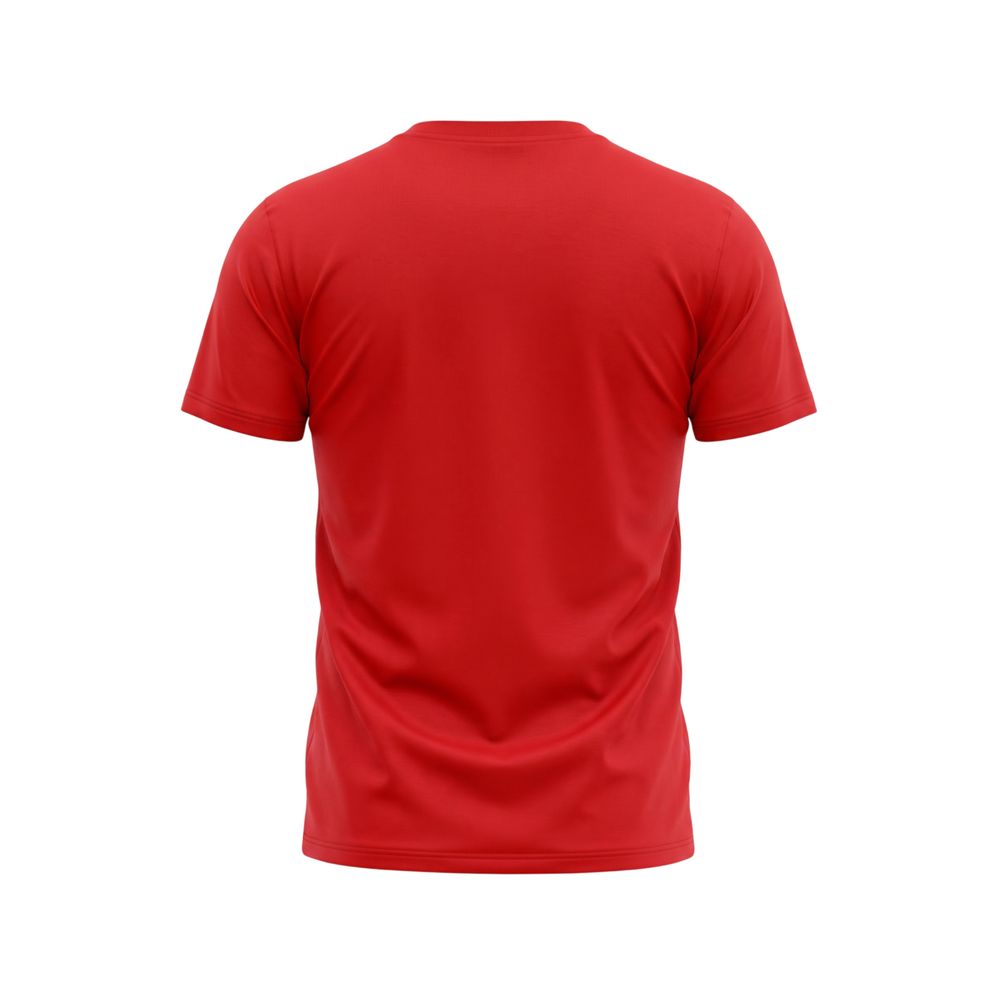 Iceberg Rotes Baumwoll-T-Shirt für Herren