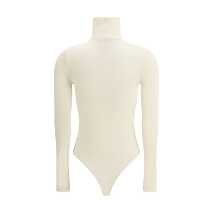 Wolford Beige Cotton Bodysuit