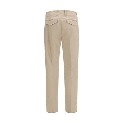 Lardini Beige Cotton Casual Pants