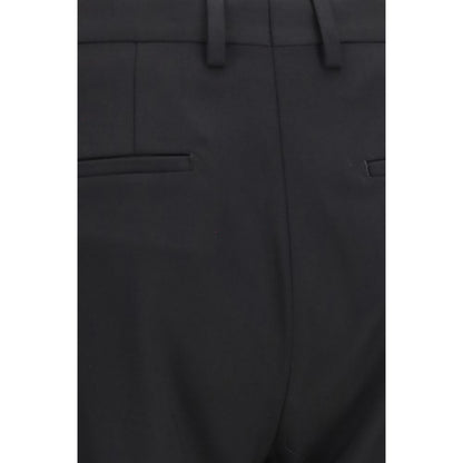 Dolce & Gabbana Black Wool Oves Aries Two-Piece Suit